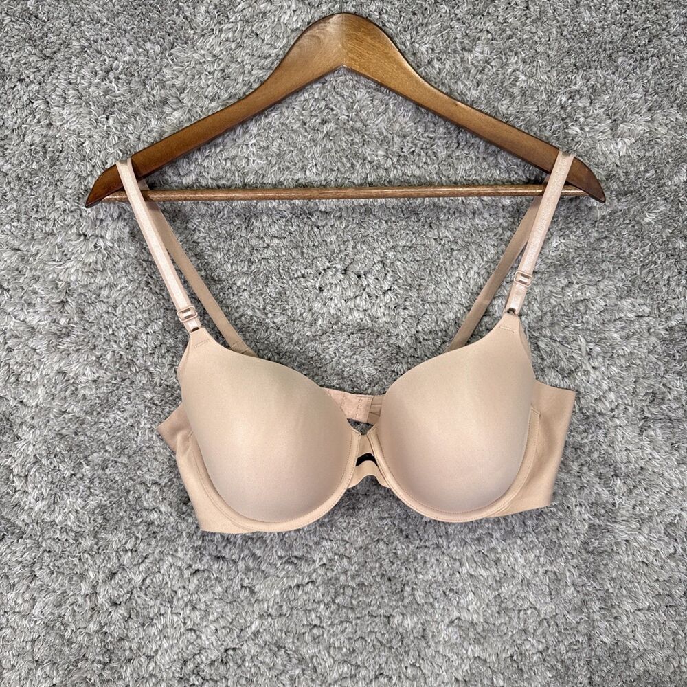 Warners Bra Tan Nude Size 38B Underwire Neutral Lightly Lined Adjustable Straps